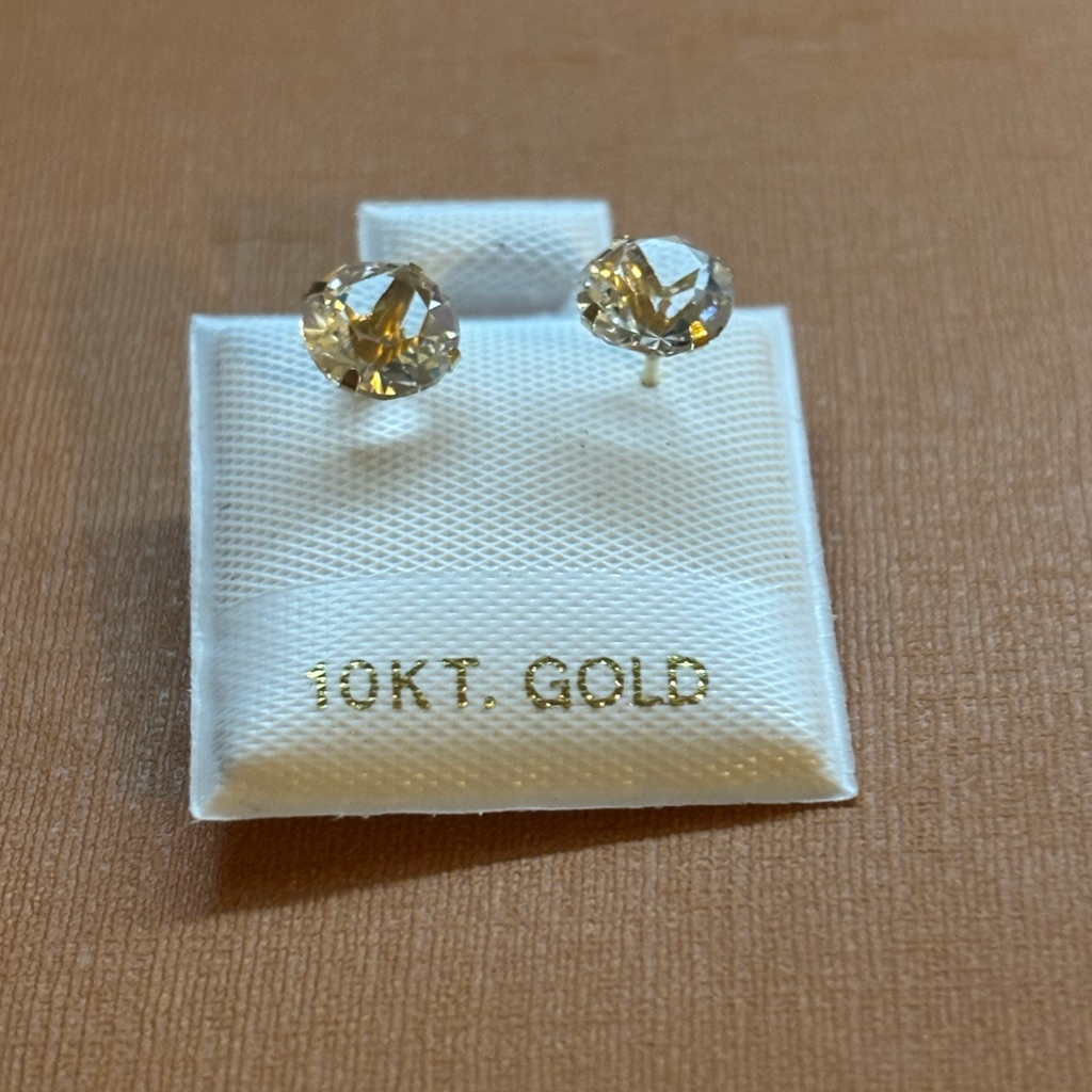 10kt Gold Stud Earrings Yellow Gold Real Gold